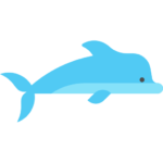 blue dolphin icon